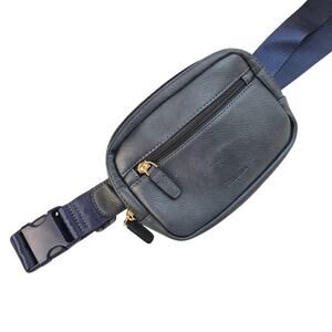 Telena Belt Bag Womens One Size Navy Faux Leather Fanny Pack Crossbody Purse
